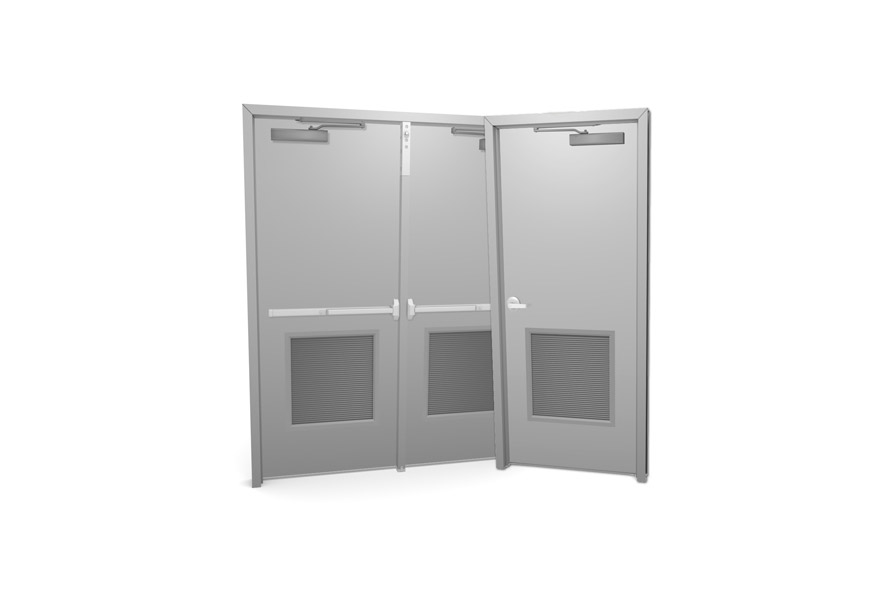 Commercial Metal Doors With Louvers overhead doors
