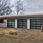 avante full glass modern garage door