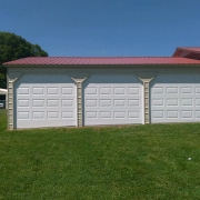 custom sloped garage door