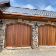 redwood clopay custom door