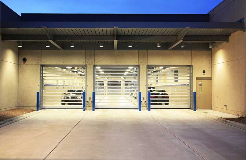 Spiral FV (Full Vision) overhead doors