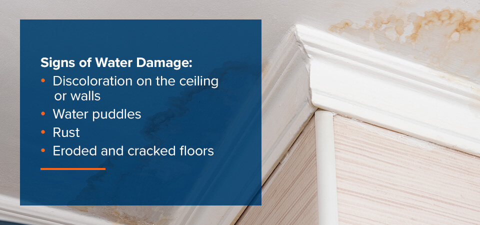 Signs of Water Damage