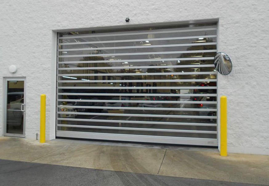 Spiral FV (Full Vision) overhead doors