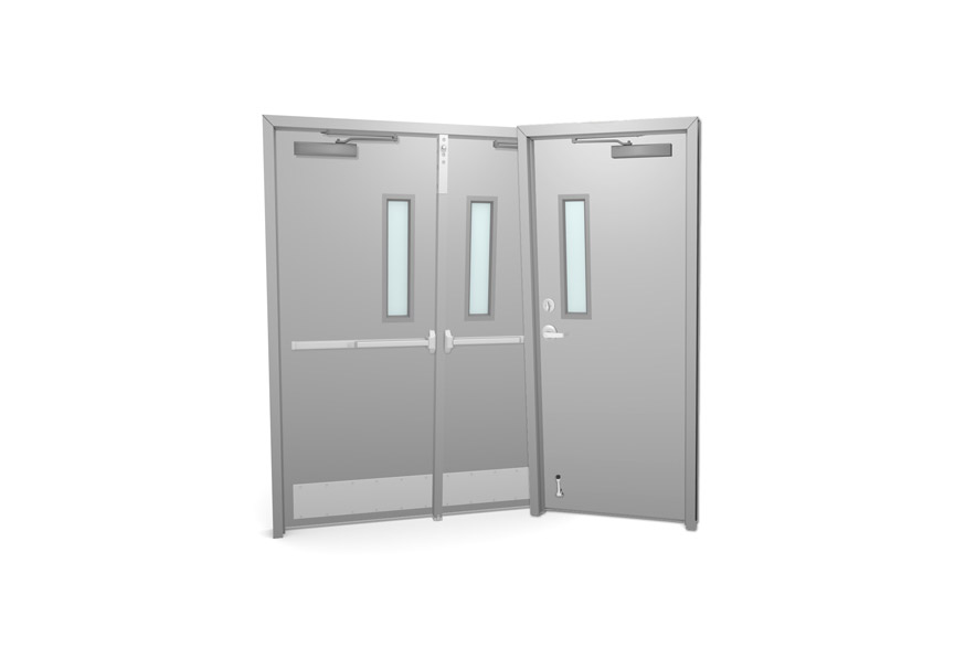 Commercial Metal Doors With Glass Kits overhead doors