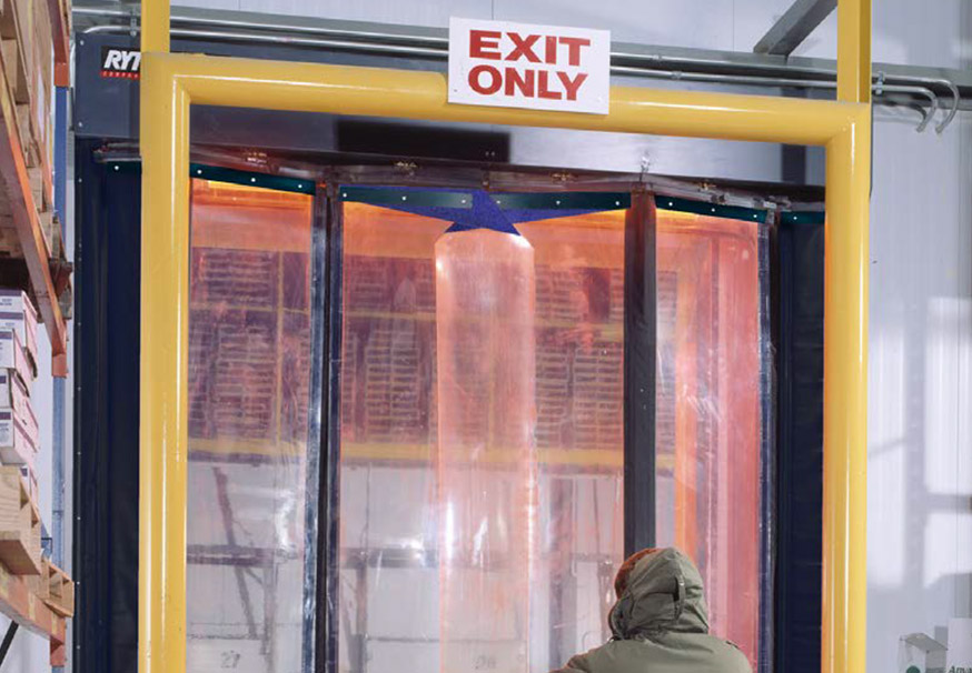 Fast-Fold Freezer overhead doors